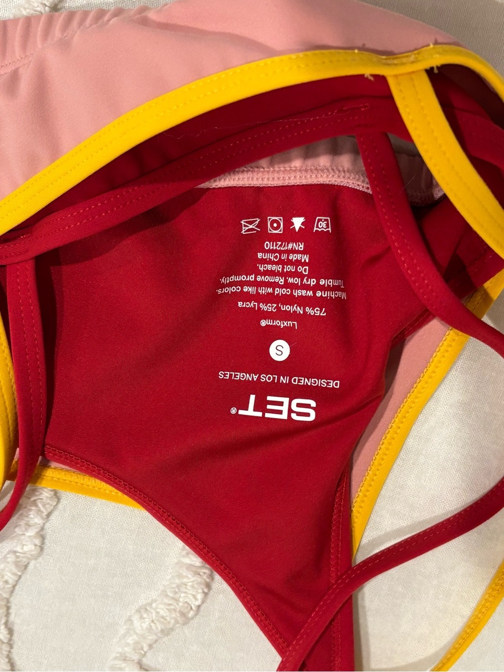 SET Active Legging & Bra Set - Sunrise - Picture 8 of 11